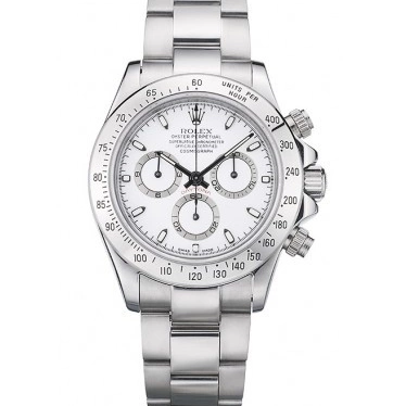 Good copy rolex watches Stainless Dial Swiss 80297 White Daytona Rolex Bracelet Steel 0721